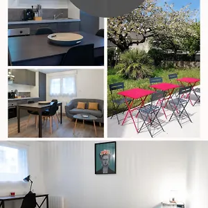 Bel Idéalement Placé Saint-brieuc, Wifi, Parking Gratuit Apartamento